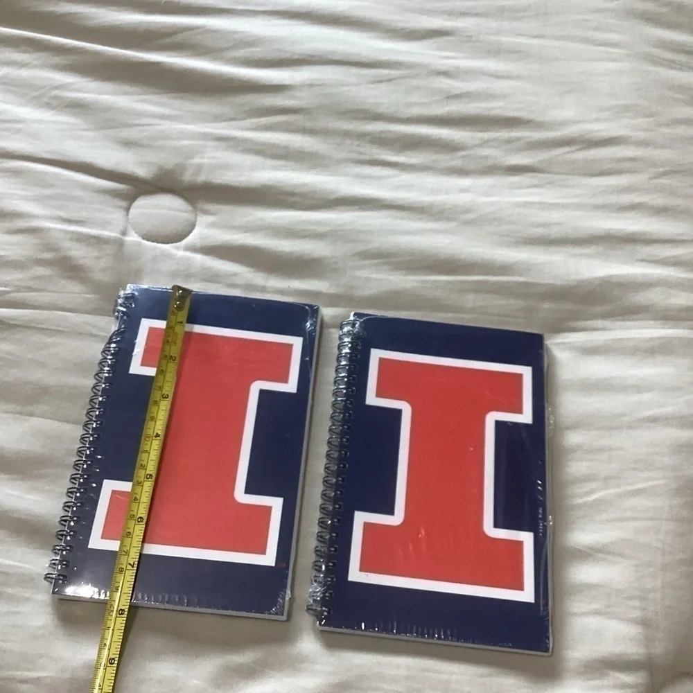 Illinois Fighting Illini spiral Notebooks new in packages.University of Illinois
